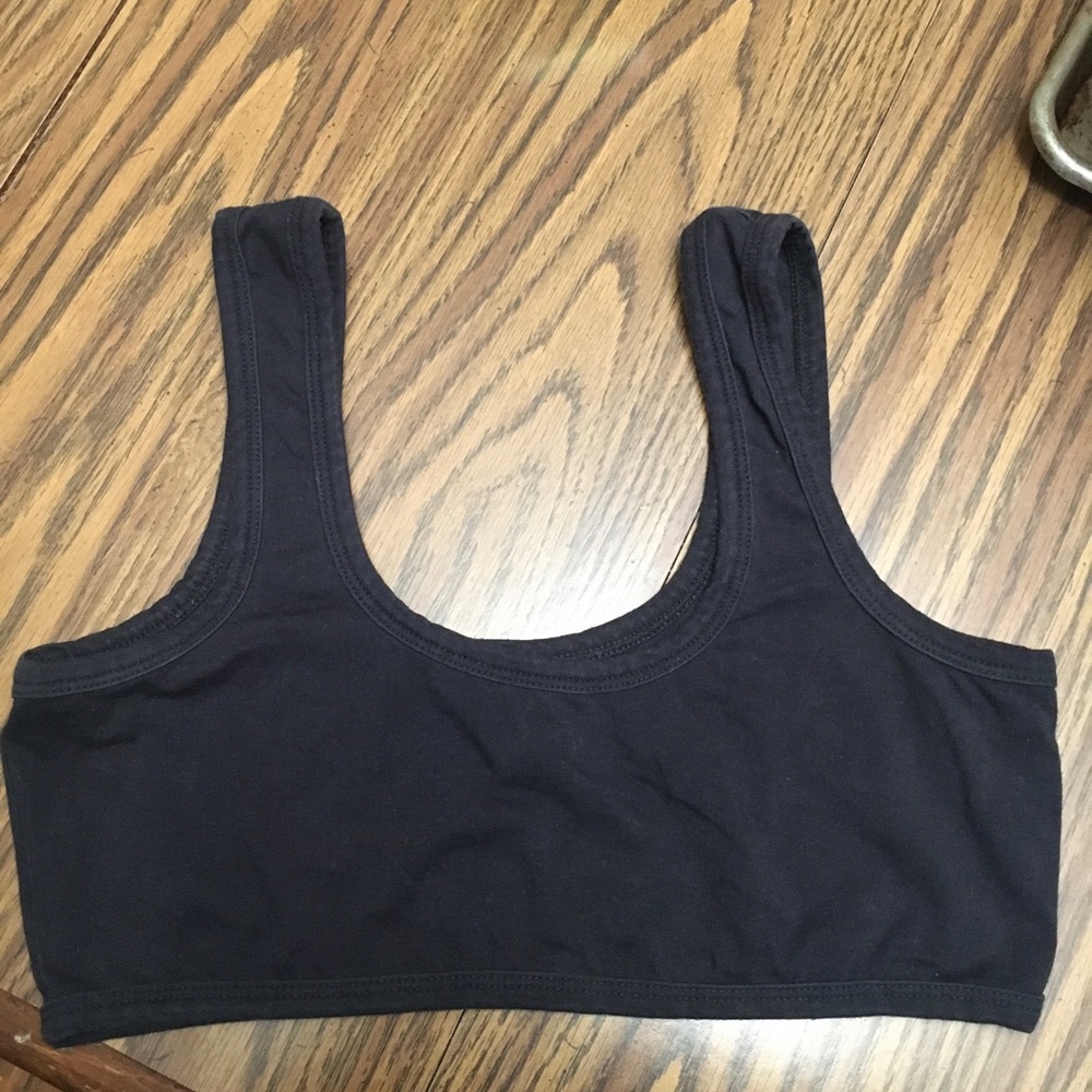 Black ARQ Wide Strap Bra